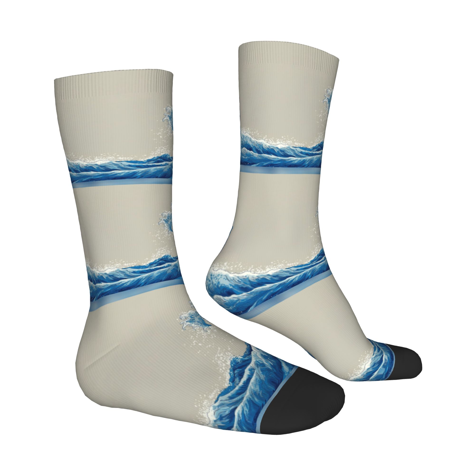 Носки с принтом «Великая волна – обзор и цена Dress Sock Men