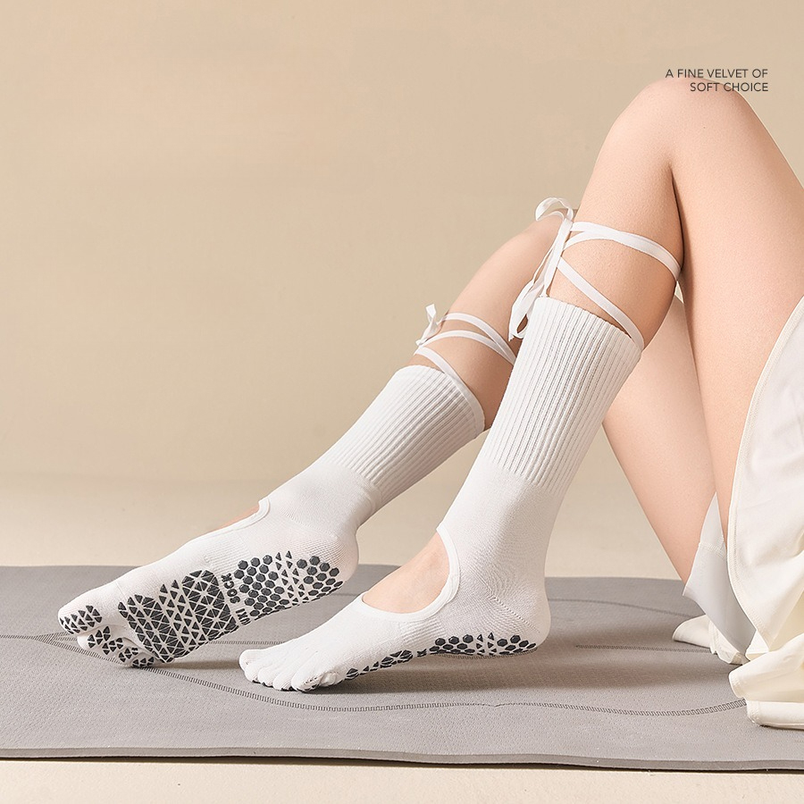 Женские носки для йоги с шнуро – обзор и цена Grip Sock Yoga
