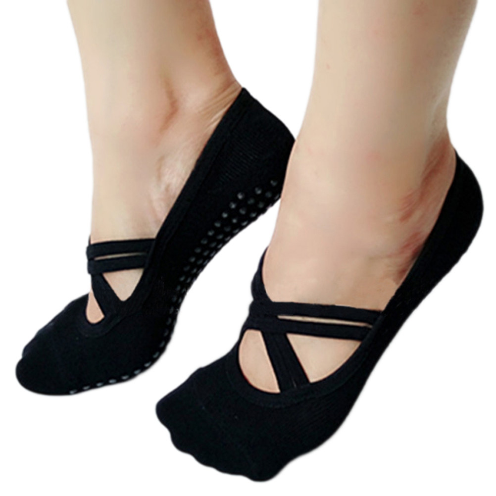 2 пары женских хлопковых носко – обзор и цена Grip Sock Yoga