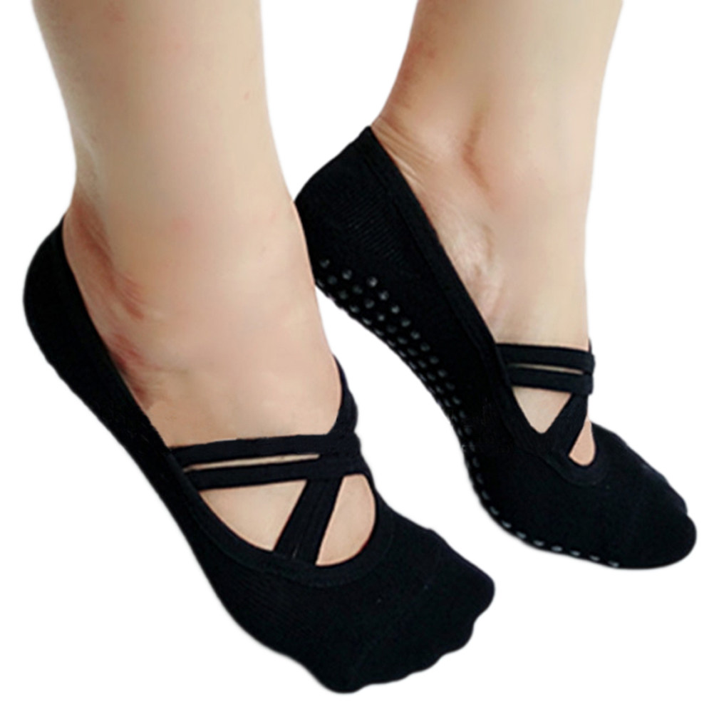 2 пары женских хлопковых носко – обзор и цена Grip Sock Yoga