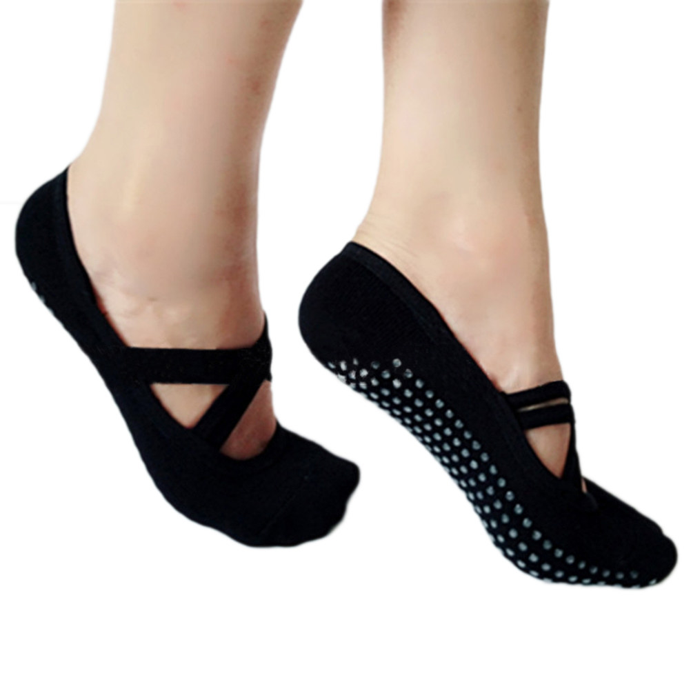 2 пары женских хлопковых носко – обзор и цена Grip Sock Yoga